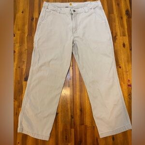 Carhartt Men's Straight-Leg Chinos in Light Khaki